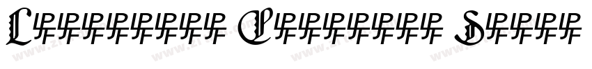 Lombardic Capitals S字体转换